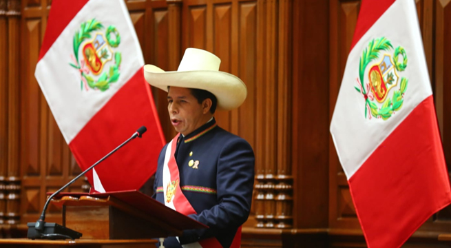 Presidente Pedro Castillo: «Lo que queremos es que se acaben los monopolios”