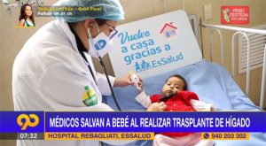 Médicos salvaron la vida de una bebé al realizar trasplante de hígado