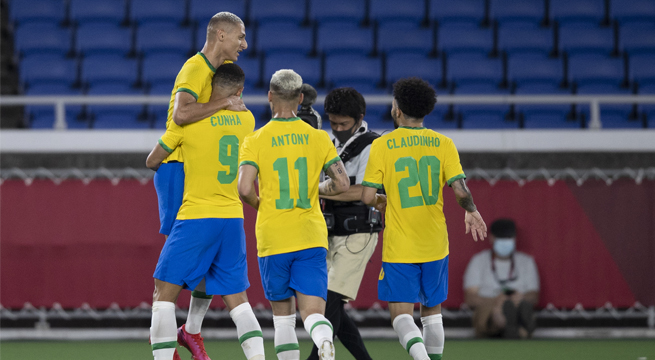 Brasil debuta con triunfo en el fútbol olímpico de Tokio 2020