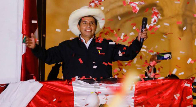 Pedro Castillo es proclamado como nuevo presidente electo del Perú