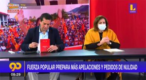 Fuerza Popular prepara más apelaciones y pedidos de nulidad