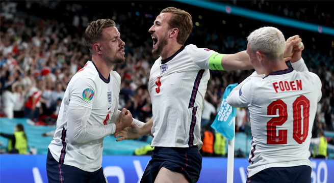 Inglaterra clasifica a la final de la Eurocopa