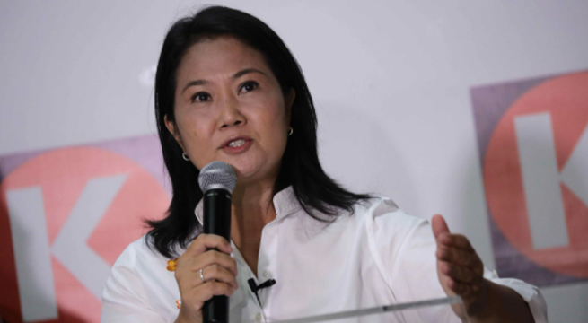 Keiko Fujimori: “Reconoceré los resultados porque es lo que manda la ley”