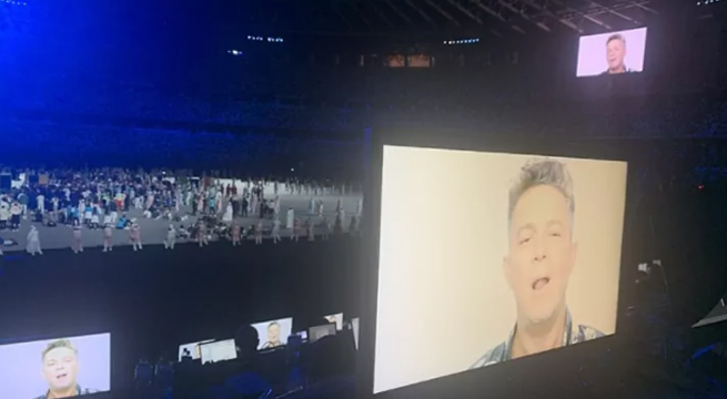 Tokio 2020: Alejandro Sanz interpreta “Imagine” en ceremonia de inauguración