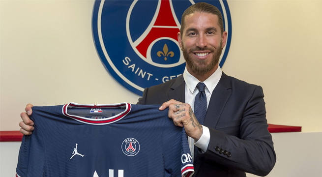 Paris Saint Germain anunció el fichaje de Sergio Ramos
