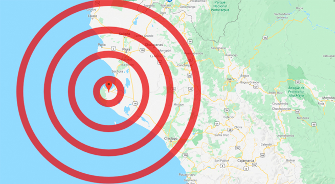 Fuerte sismo de magnitud 6.1 se registró en Piura