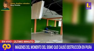 Sismo en Piura: réplica de magnitud 3.9 genera zozobra