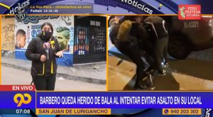Vecinos linchan a delincuente tras robo a barbería en San Juan de Lurigancho