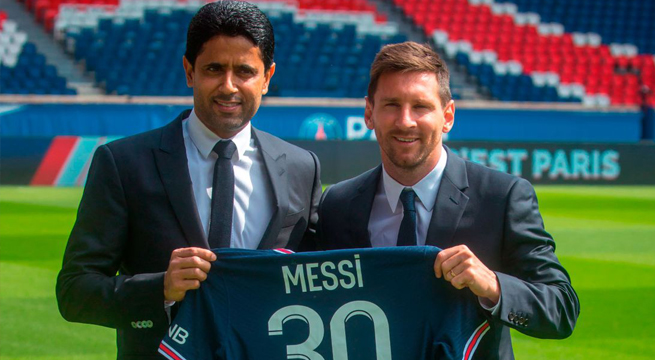 Presidente del PSG afirma que negociación con Messi fue “la más rápida de la historia”