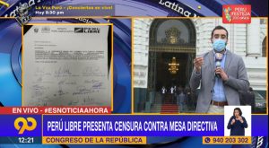 Perú Libre presenta censura contra Mesa Directiva