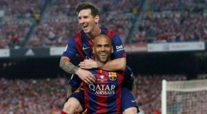 Dani Alves le responde a Messi tras su despedida del Barcelona: “Después de mi chica, eres mi mejor par”