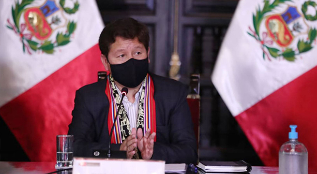 Ministro Bellido sobre bono: Familias recibirán como mínimo 700 soles mediante Yanapay Perú