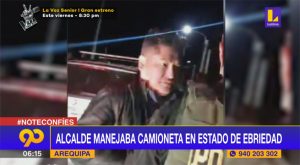 Alcalde manejaba una camioneta en evidente estado de ebriedad