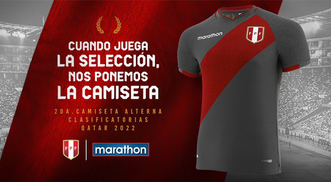 Selección peruana presentó la segunda camiseta alterna que usará en las Eliminatorias