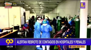 Alertan rebrote de contagios en hospitales y penales del Perú