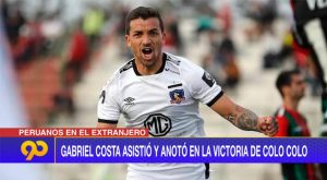 Gabriel Costa dio una asistencia y anotó un gol en la victoria de Colo Colo