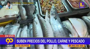 Suben los precios del pollo, carne y pescado