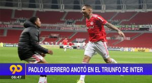 Paolo Guerrero volvió al gol en el triunfo del Inter de Porto Alegre