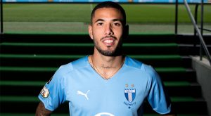 Sergio Peña fue presentado oficialmente como jugador del Malmö de Suecia