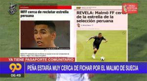 Sergio Peña estaría muy cerca de fichar por el Malmö de Suecia