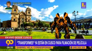 ‘Transformers’ ya están en Cusco para la filmación de su nueva película