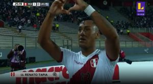 Renato Tapia abre el marcador con un golazo de chalaca