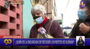 ¿Quién es la encargada de recoger los restos de Abimael Guzmán?