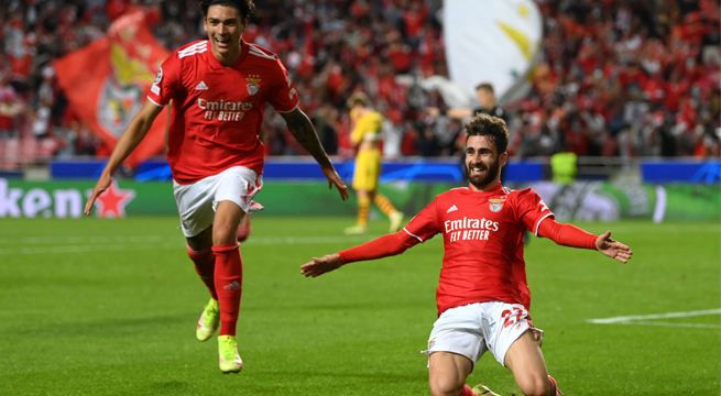 ¡Da la sorpresa!: Benfica goleó al Barcelona en la Champions League