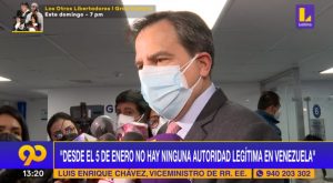 Vicecanciller: Perú no reconoce a ninguna autoridad legítima en Venezuela