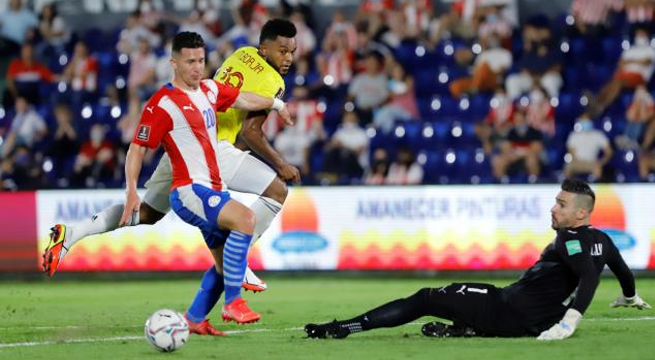 Colombia rescata un punto de visita ante Paraguay por las Eliminatorias