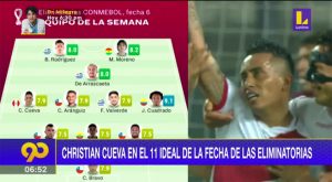 Christian Cueva fue considerado en el 11 ideal de la fecha de las Eliminatorias