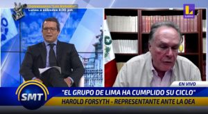 Harold Forsyth: «El Grupo de Lima ha cumplido su ciclo»