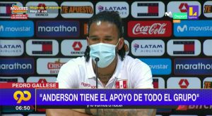 Pedro Gallese: “Anderson Santamaría tiene todo el apoyo del grupo”