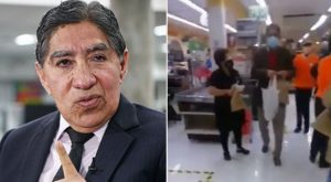 Exfiscal Avelino Guillén es agredido verbalmente por defensores de Alberto Fujimori