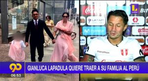 Gianluca Lapadula quiere traer a su familia al Perú