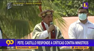 Pedro Castillo: “Quieren tumbarse a ministros para poner a sus aliados”