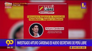 Investigado Arturo Cárdenas es el nuevo secretario nacional de Perú Libre