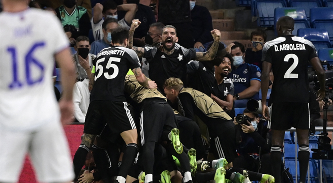 El Sheriff de Gustavo Dulanto venció al Real Madrid en la Champions League