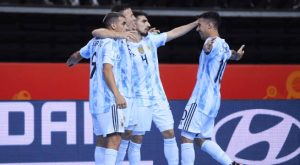 Argentina vs. Portugal por la final de la Copa Mundial de Futsal de la FIFA Lituania 2021