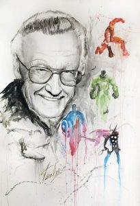 Arte de las portadas de Marvel que muestran a Stan Lee saldrán a subasta de cadena de bloques