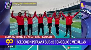 Selección peruana sub 23 consiguió 6 medallas en el Sudamericano de Atletismo