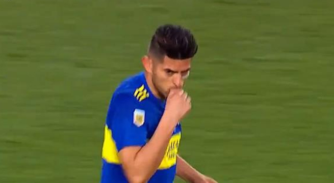 Carlos Zambrano anotó un gol para Boca Juniors en el superclásico frente a River Plate