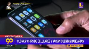 Delincuentes clonan chips de celulares y vacían cuentas bancarias