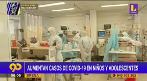 Hospitalización de niños y adolescentes por Covid-19 aumentó de 120 a 170 en una semana