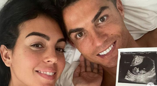 Cristiano Ronaldo y su pareja anuncian que tendrán gemelos