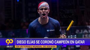 Diego Elías se coronó campeón de Squash en Qatar