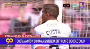 Gabriel Costa anotó y dio una asistencia en el triunfo del Colo Colo
