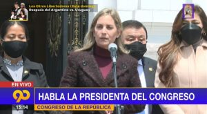 María Alva: «Un presidente mentiroso da inestabilidad y no ayuda en la gobernabilidad»