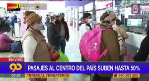 Pasajes al centro del país suban hasta en 50 % por el fin de semana largo