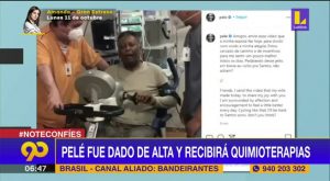 Pelé fue dado de alta y recibirá quimioterapias